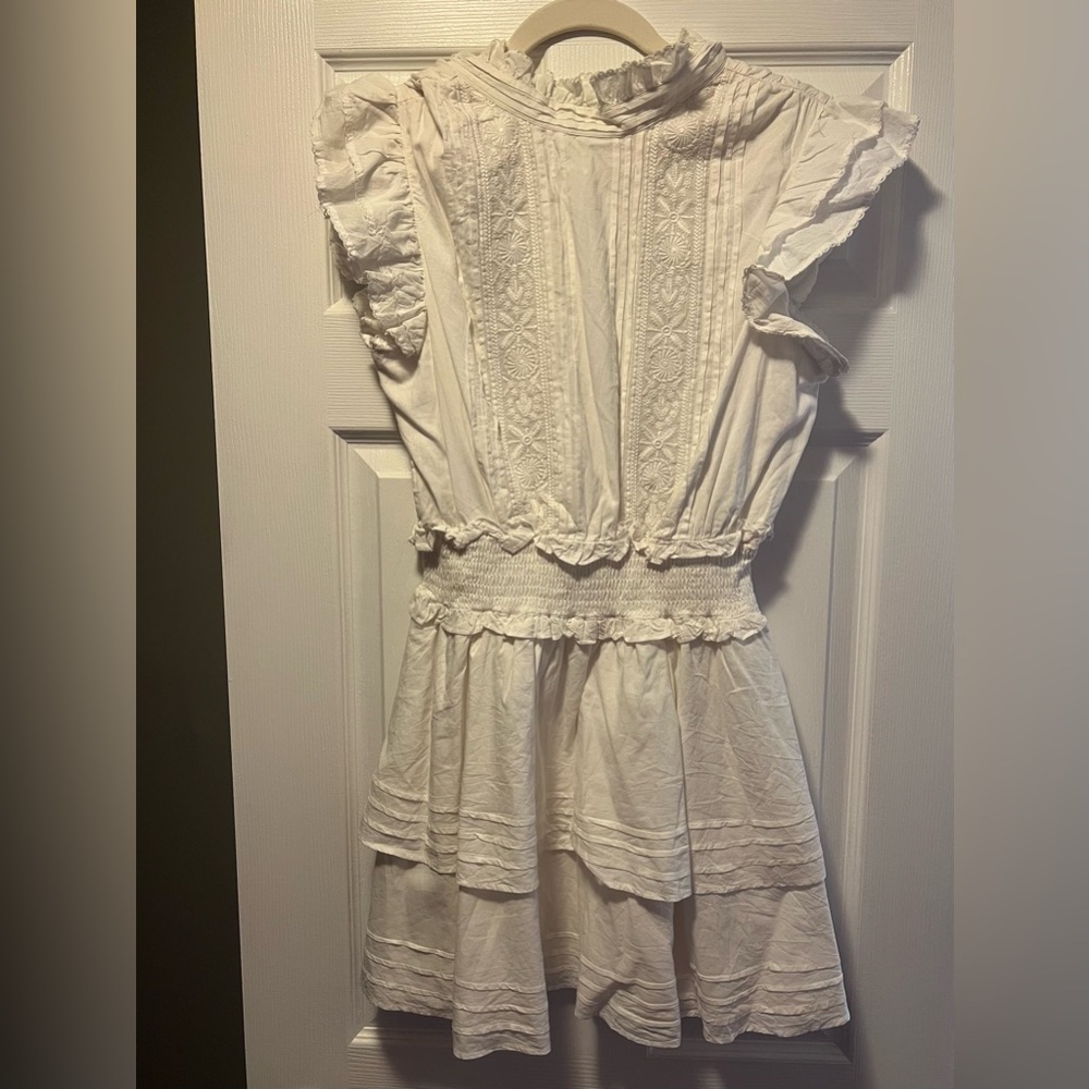 Cleobella White Linen Dress